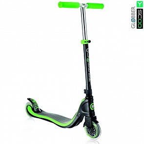 Двухколесный самокат Y-Scoo Globber My Too Fix Up 125, черно-зеленый (Y-Scoo Globber, 5833rt) Двухколесный самокат Y-Scoo Globber My Too Fix Up 125, черно-зеленый (Y-Scoo Globber, 5833rt)